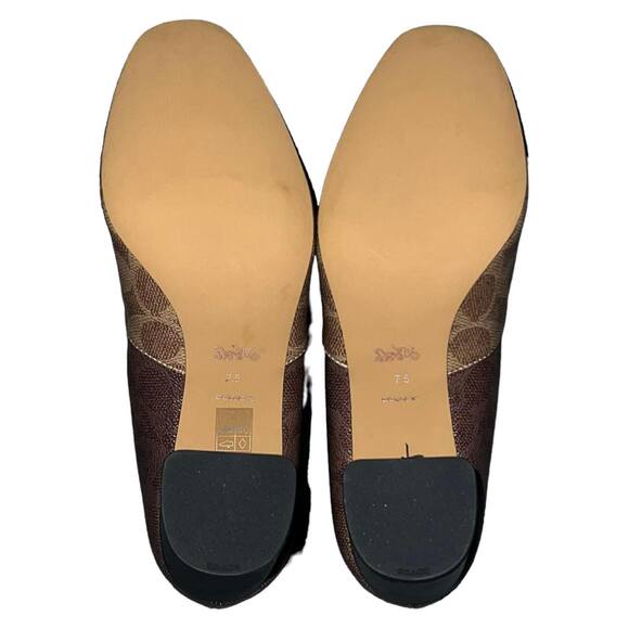Coach Signature Margot Heeled Bootie Ankle Boots Size 7.5 New - Picture 7 of 9